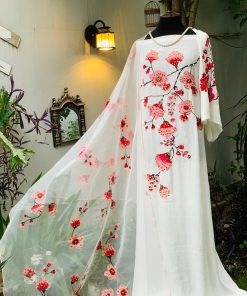 Beautiful Hand Painted and Embellished Three piece suit